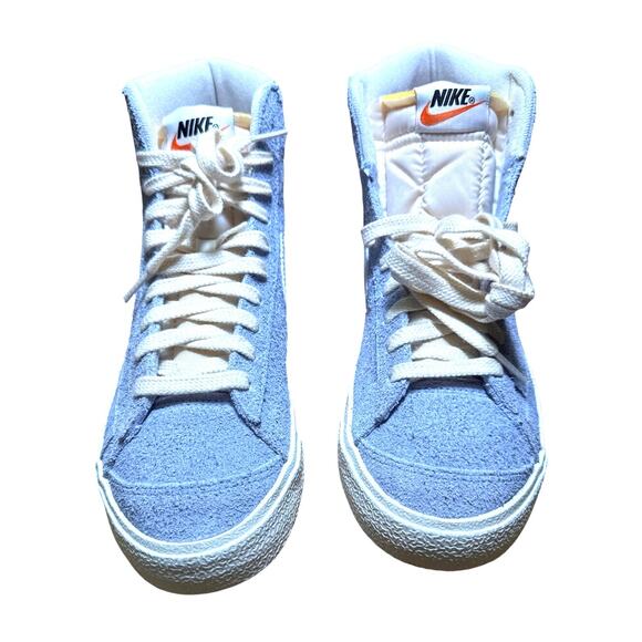 NWOT Nike Blazer Sneakers Mid '77 Vintage Blue Suede DV7006-400 US 8.5 / UK 6 - Picture 3 of 7